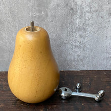 Load image into Gallery viewer, Vintage Mid-Century Wooden Pear Shaped Pepper Grinder