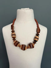 Load image into Gallery viewer, Vintage Wooden Bead Necklace - 1980s