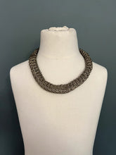 Load image into Gallery viewer, Vintage 1930s Antique Silver Necklace with Murano Glass Beads
