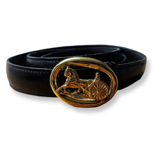 Load image into Gallery viewer, Genuine Rare Vintage 90s Celine Paris Leather Belt