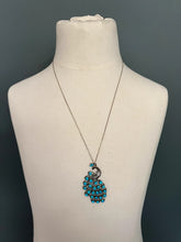 Load image into Gallery viewer, Vintage Peacock Sterling Silver Chain Necklace Early 1980s