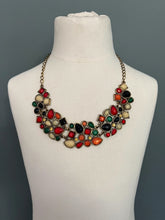 Load image into Gallery viewer, Vintage Gemstone Statement Necklace - 1980s
