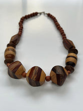 Load image into Gallery viewer, Vintage Wooden Bead Necklace - 1980s