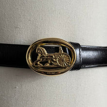 Load image into Gallery viewer, Genuine Rare Vintage 90s Celine Paris Leather Belt