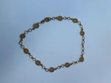 Load image into Gallery viewer, Vintage Gold 1980s chain necklace