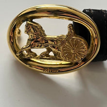 Load image into Gallery viewer, Genuine Rare Vintage 90s Celine Paris Leather Belt
