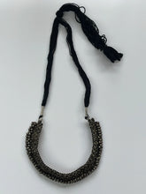 Load image into Gallery viewer, Vintage Antique Silver Tribal Statement Necklace - Circa 1970s