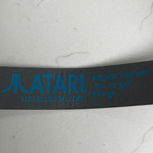 Load image into Gallery viewer, Vintage Y2K Atari buckle grey leather belt