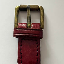 Load image into Gallery viewer, Vintage Burgundy Leather Plait Woven 1990s Belt
