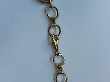 Load image into Gallery viewer, Vintage Gold 1980s chain necklace