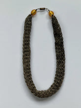 Load image into Gallery viewer, Vintage 1930s Antique Silver Necklace with Murano Glass Beads