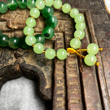Load image into Gallery viewer, Pair of natural crystal gemstone stacking bracelets - Jade