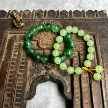 Load image into Gallery viewer, Pair of natural crystal gemstone stacking bracelets - Jade