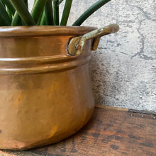 Load image into Gallery viewer, Vintage Handmade Brass Plant Pot Planter
