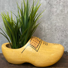 Load image into Gallery viewer, Vintage Wooden Dutch Handmade &amp; Painted Clog Planter Plant Pot
