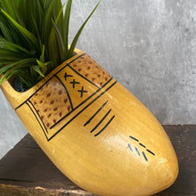 Load image into Gallery viewer, Vintage Wooden Dutch Handmade &amp; Painted Clog Planter Plant Pot
