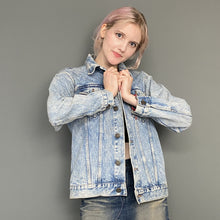 Load image into Gallery viewer, Vintage 80s Stonewash Denim Jacket
