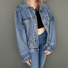 Load image into Gallery viewer, Vintage 80s Denim Oversize Jacket
