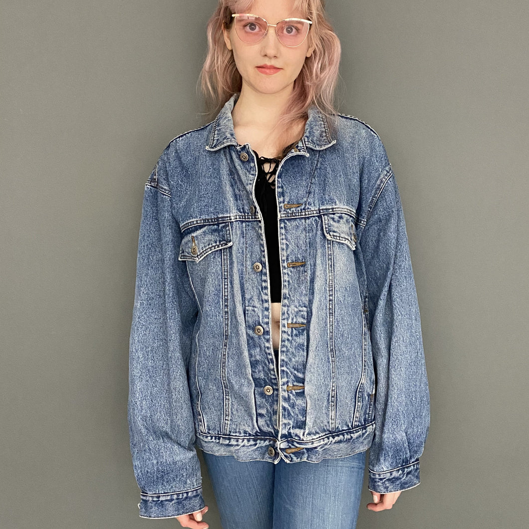 Vintage 80s Denim Oversize Jacket