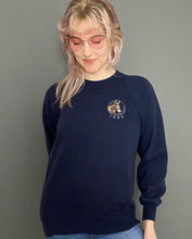 Load image into Gallery viewer, Vintage 90s Navy Blue Donkey Breed Society Sweatshirt Jumper Top
