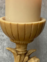 Load image into Gallery viewer, Vintage Cherub Putti Pillar Candle Stick
