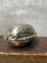 Load image into Gallery viewer, Vintage Retro Mid-Century Silver Walnut Shaped Nut Cracker
