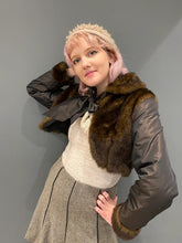 Load image into Gallery viewer, Vintage 1990s Faux Fur Crop Jacket - Made in Italy
