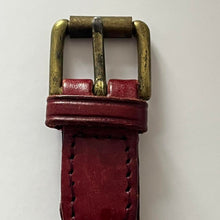 Load image into Gallery viewer, Vintage Burgundy Leather Plait Woven 1990s Belt
