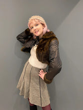 Load image into Gallery viewer, Vintage 1990s Faux Fur Crop Jacket - Made in Italy
