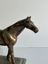 Load image into Gallery viewer, Vintage Antique Pewter Silver Horse Sculpture Ornament
