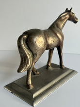 Load image into Gallery viewer, Vintage Antique Pewter Silver Horse Sculpture Ornament
